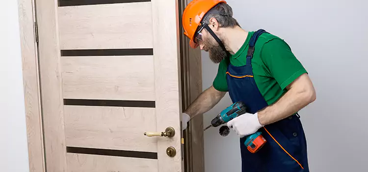 Replace Internal Door Handle with Lock Hoffman Estates